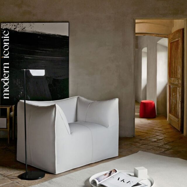 Effortless elegance, sculpted softness.
⁠
The Le Bambole Chair—inspired by Mario Bellini’s 1972 icon for B&B Italia—is where modern sculpture meets sink-in comfort. Upholstered in your choice of Italian leather, velvet, or linen, its generously cushioned form is built entirely from high-density foam for a luxurious, frame-free experience.
⁠
A design that captures the relaxed soul of Italian interiors, Le Bambole is made for slow moments and bold style statements.⁠
⁠
📸 Styled here with natural textures and contemporary art, this chair proves minimalism can still feel deeply inviting.

www.modern-iconic.co.uk
⁠
#ModernIconic #LeBambole #MarioBellini #IconicDesign #ItalianStyle #DesignerChair #MidcenturyModern #InteriorInspo #SculpturalSeating #DesignClassic
